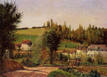 卡米耶 畢沙羅 Path of l'Hermitage at Pontoise 卡米耶 畢沙羅 Path of l'Hermitage at Pontoise